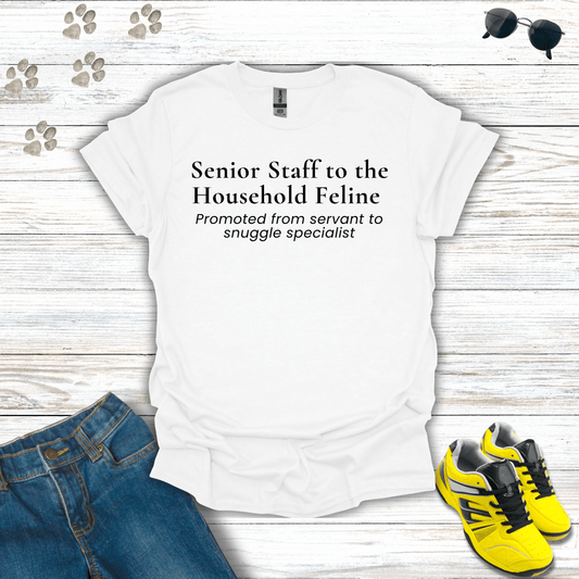 Senior Staff T-Shirt White / S unisex graphic t-shirt