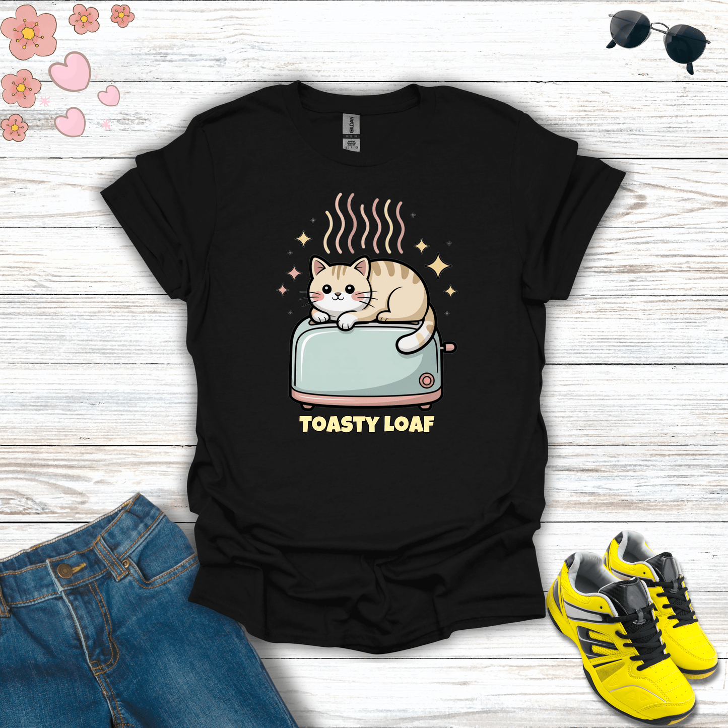 Toasty Loaf T-Shirt Black / S unisex graphic t-shirt