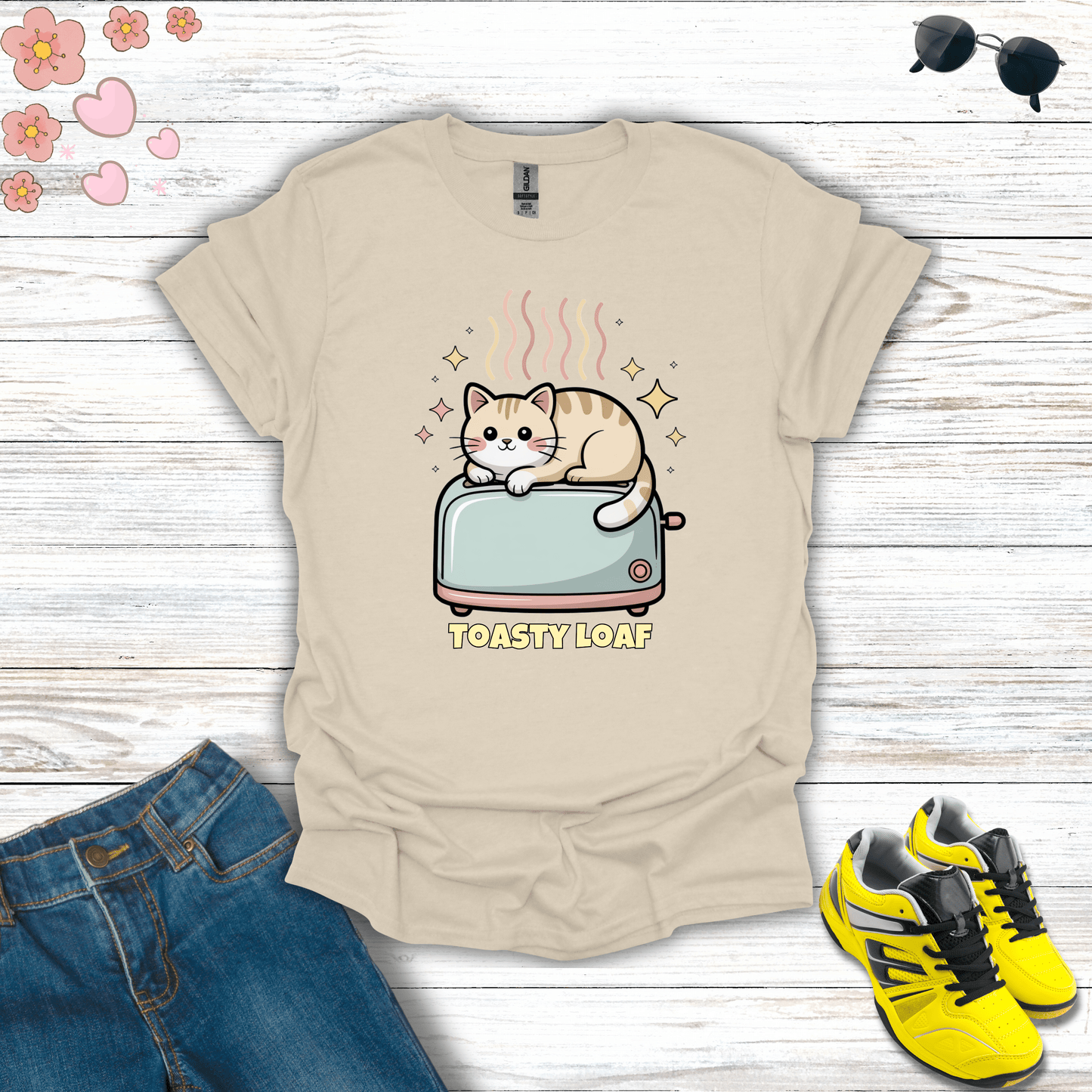Toasty Loaf T-Shirt Natural / S unisex graphic t-shirt