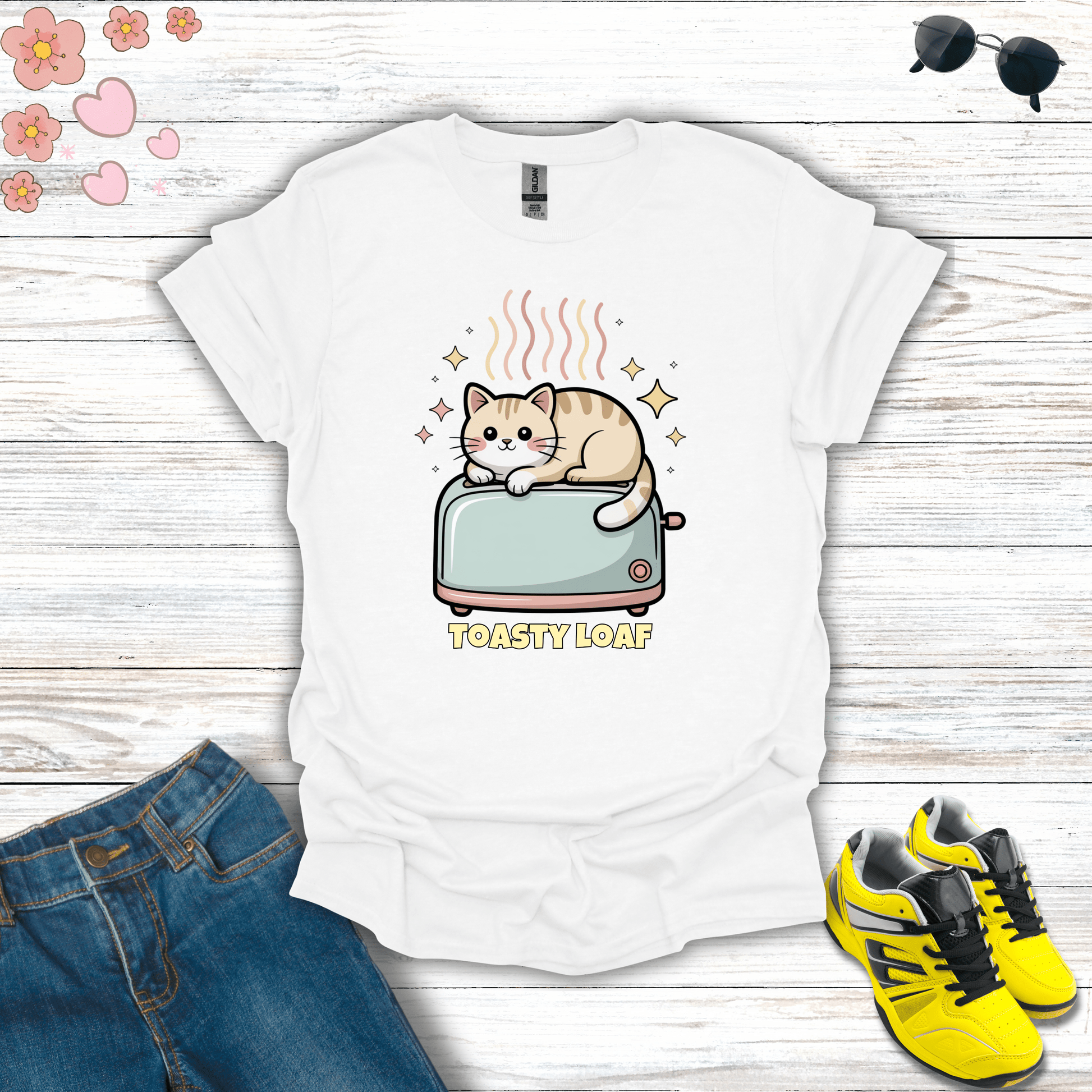 Toasty Loaf T-Shirt White / S unisex graphic t-shirt