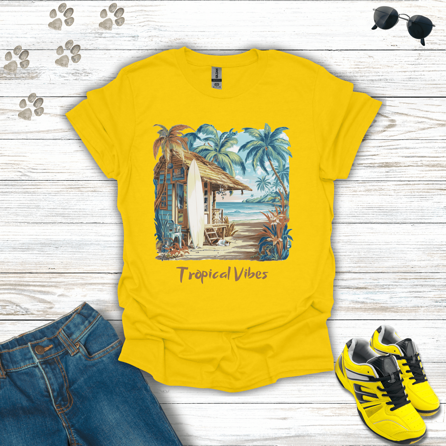 Tropical Vibes T-Shirt Daisy / S unisex graphic t-shirt
