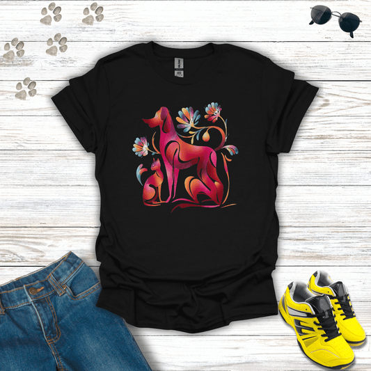 Vibrant Pet Harmony T-Shirt Black / S unisex graphic t-shirt