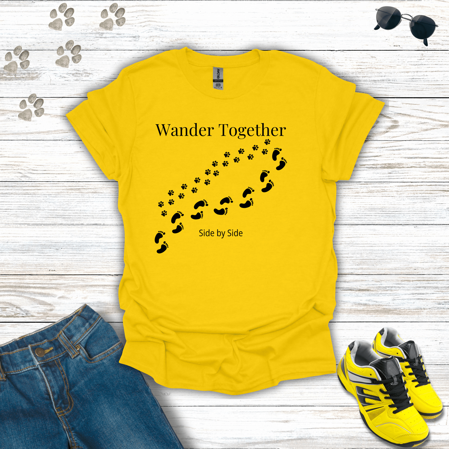 Wander Together T-Shirt Daisy / S unisex graphic t-shirt